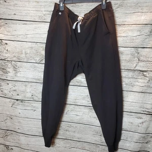 Figs Jogger Scrub Pants black medical uniform pockets Size XL  - Picture 1 of 8