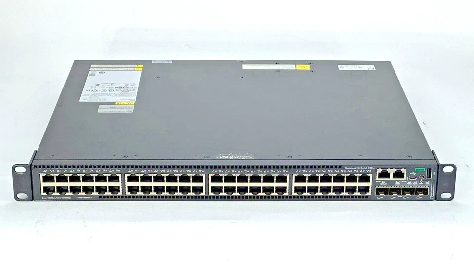 HPE 5130 FlexNetwork Switch 48G 4SFP+ 1-Slot HI 48x Gigabit 4x 10GbE 2x Fans L3 - Image 1 of 4