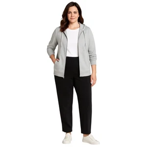 Lands’ End Pantaloni da Donna XL Petite Pull-On – Nero - Foto 1 di 5