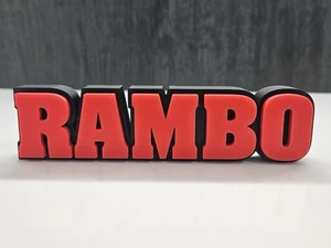 Rambo Logo Sign  - Picture 1 of 1