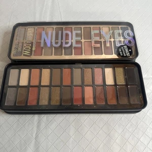 LOT OF 2 LA Colors NUDE EYES Eyeshadow 24 Colors  Per Keepsake Tin Box NEW Read - Picture 1 of 7