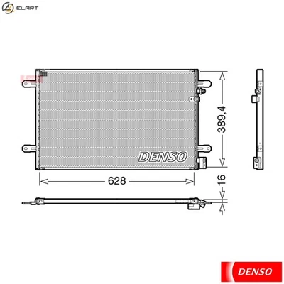 CONDENSER AIR CONDITIONING DCN02037 FOR AUDI A6/S6/Allroad BPJ/BYK 2.0L 4cyl A6 - Image 1 of 4