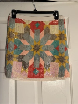 Minifalda Marciano by Guess April adorno de lentejuelas multicolor talla 4 Foto 1 de 3