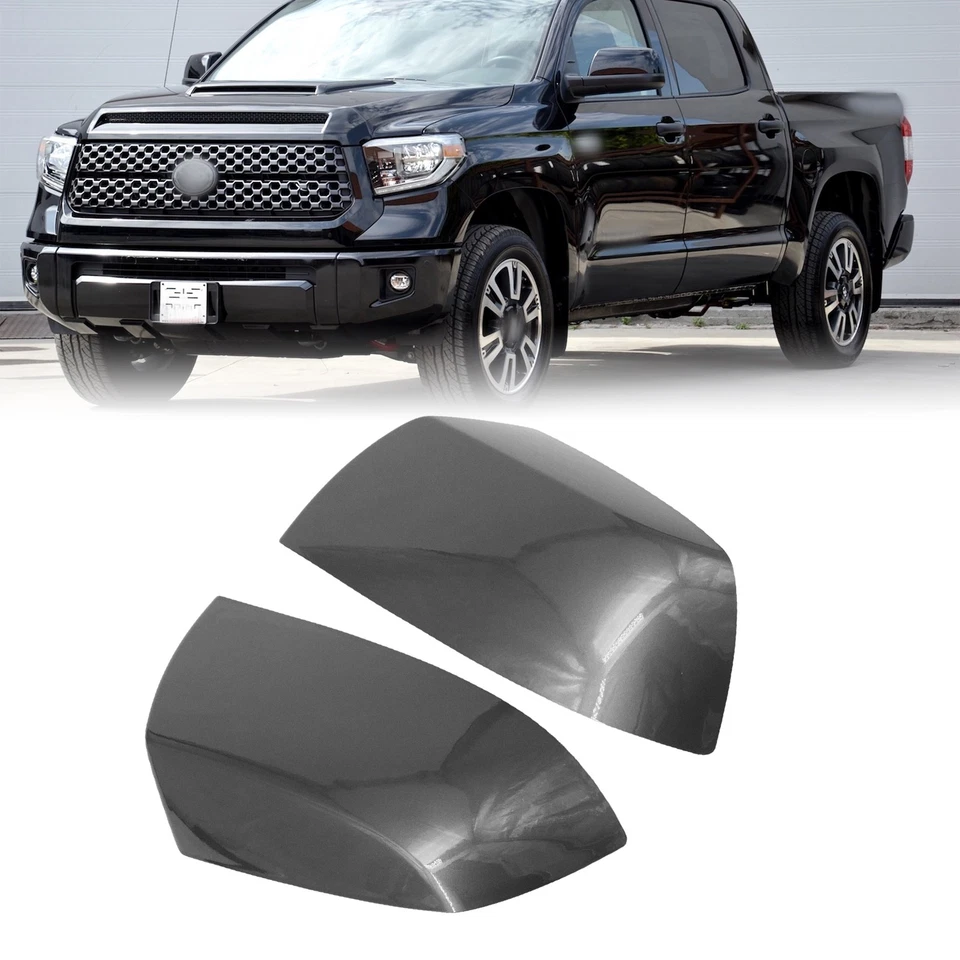 1 par de tapas de espejos magnéticos gris pintados para Toyota Tundra Sequoia 2011-2019 Foto 1 de 4