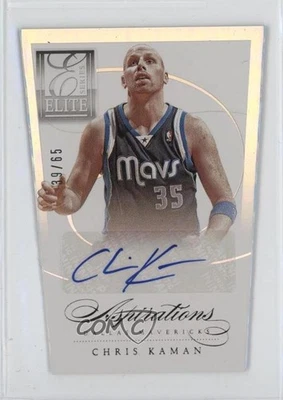 2012-13 Elite Series Auto Aspirations troquelado 39/65 Chris Kaman #77 automático 0rd2 Foto 1 de 3