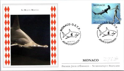 Monaco SC# 2762 FDC 2013 The Hammerhead Shark - A03474 - Image 1 of 2