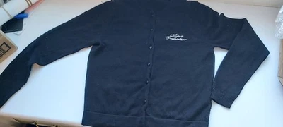 CÁRDIGAN NEGRO AGENTE PROVOCADOR GENUINO RARO PERSONAL TALLA MEDIANA REINO UNIDO 10 botones mis Foto 1 de 4