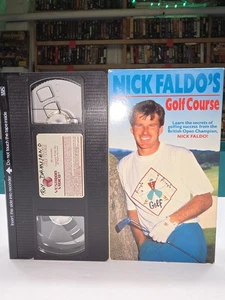 NICK FALDO'S GOLF COURSE VHS RARE RETRO VIDEO TAPE - Picture 1 of 8