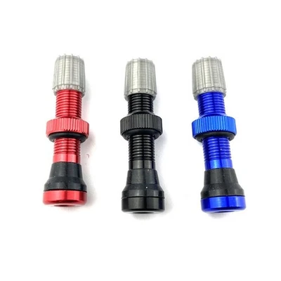 TUBELESS BIKE TYRE VALVE AV BICYCLE CYCLING DUST CAP Aluminum Alloy Replacement - Image 1 of 4