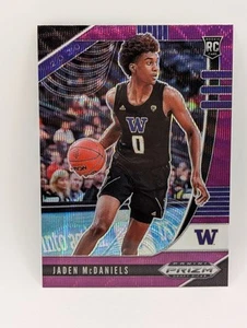 2020 NBA Prizm Draft Picks Purple Wave Minnesota Timberwolves Jaden Mcdaniels - Picture 1 of 2