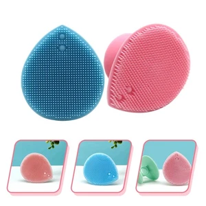 2 Pezzi Spazzole Viso Pulizia per Strumento Detergente Lavaggio Viso - Foto 1 di 12