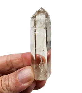Champagne Quartz Crystal Polished Tower 30.1 grams - Picture 1 of 3