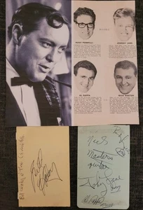 Juego de autógrafos de Bill Haley y los cometas - Imagen 1 de 4