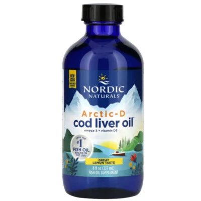 Nordic Naturals, Arctic-D Cod Liver Oil flüssig, zitronengeschmack, 237ml