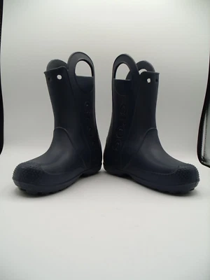 Crocs Handle It Botas de Lluvia Zapatos Niños Talla 9 Impermeables Pull On Clásico Foto 1 de 4
