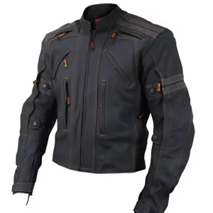 Velocity Men Motorbike Leather Jacket MOTOGP Racing Motorcycle Leather Jackets - Picture 1 of 4