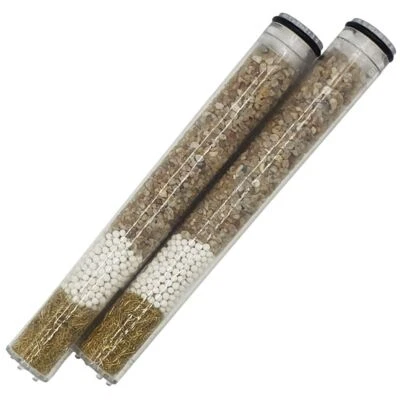 2x Duschfilter Kartuschen Einsätze für Aquafilter Serie