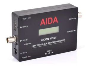 Aida GCON-HDMI HDMI to Genlock SDI/HDMI Converter with Active Loop Out - Picture 1 of 3