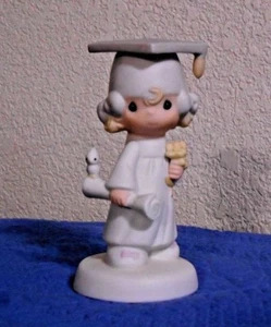 Jonathan & David Figurine The Lord Bless You & Keep You Graduate 1980 Enesco - Picture 1 of 7