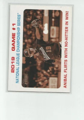 2020 TOPPS HERITAGE WHITE BORDER #202 ANIBAL SANCHEZ - Image 1 of 2