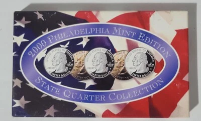 2000 MINT PHILADELPHIA EDITION STATE QUARTER COLLECTION SET - Image 1 of 2