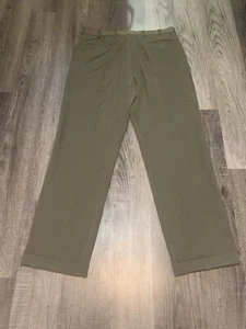 Brooks Brothers 1818 100 % Wolle klassische Passform braune Anzughose für Herren Größe 36 x 32 - Bild 1 von 5