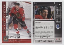 2001-02 ITG Be A Player Memorabilia Ruby /200 Eric Daze #167