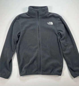 The North Face Charcoal Grey Full Zip All Season Fleece Boys Size Medium 10-12 - Picture 1 of 7