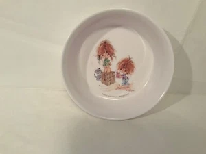 Little Urchins Melamine Cereal Bowl Cartoon Dish Cat Girl Oneida DELUXE #3243 - Picture 1 of 6