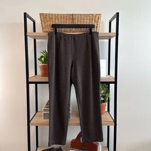 J. Jill Ponte High Rise Slim- Leg Ankle Knit Pull On Jacquard Trouser Pant, LP - Picture 1 of 8