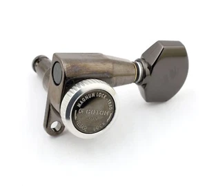 REPLACEMENT GOTOH SG360-07 MGT Locking Mini Tuner Key 18.5mm - COSMO BLACK - Picture 1 of 3