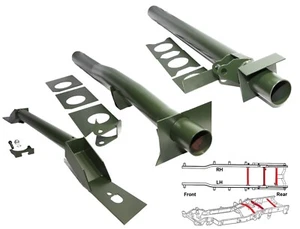 Front&Rear Tank Support&Upper Shock Mount Crossmember For 99-06 Chevy Silverado - Picture 1 of 21