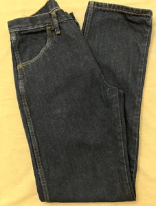 Rustler Jeans Size 32x34 Dark Denim Wash Regular Fit Straight Leg 87619PW NWOT - Picture 1 of 6