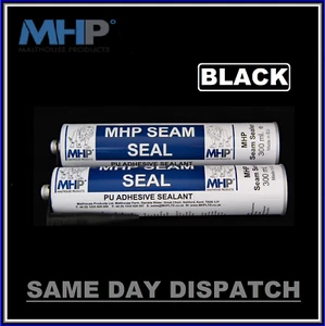 12 x Sellador de costura adhesiva MHP PU - NEGRO - 300 ml | U-POL / Sello de tigre equivalente - Imagen 1 de 1