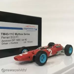 Ferrari 512 F1 1965 GP Zandvoort John Surtees #2 Tecnomodel 1/43 #TM43-11C - Picture 1 of 2