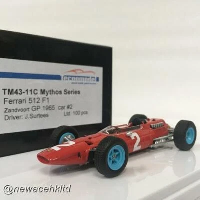 Ferrari 512 F1 1965 GP Zandvoort John Surtees #2 Tecnomodel 1/43 #TM43-11C - Image 1 of 2