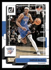 2022 Donruss  #104 Darius Bazley Oklahoma City Thunder  Basketball card