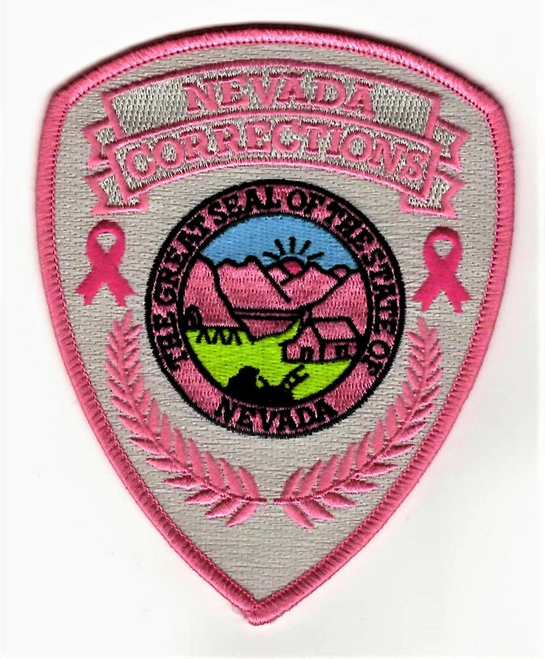 NEVADA DEPARTMENT OF CORRECTIONS patch PINK - Image 1 of 1