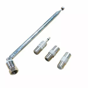 Antenna aerea telescopica 7 sezioni 160-760 mm per sostituzione radio TV DAB AM/FM - Foto 1 di 8