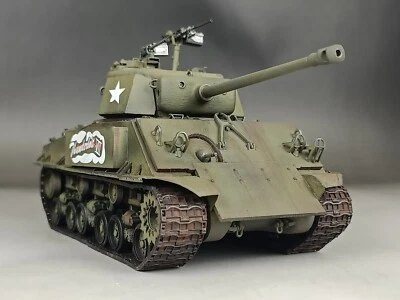 1/35 Built WWII M4A3E8 Thunderbolt VII Lt.Col Abrams Tank 4th Armored Div. Model - Image 1 of 4