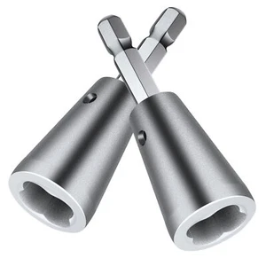 2Pcs Aluminum Handle Quickly Wire Twisting Tools For Power Drill Drivers - Foto 1 di 9