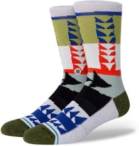 STANCE CASUAL 'LOS MOLINOS' CREW  SOCK Men's Gray Medium Men 6-8.5/Women 8-10.5 - Picture 1 of 4