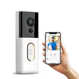Timbre Video WiFi Inteligente 1080p HD - Movimiento PIR, 160° Gran Angular, Audio Bidireccional - Imagen 1 de 12