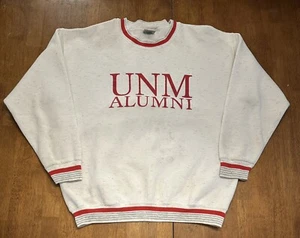 Vintage 90s University Of New Mexico Alumni UNM Crewneck Sweatshirt 2XL SEE PHOT - Picture 1 of 9