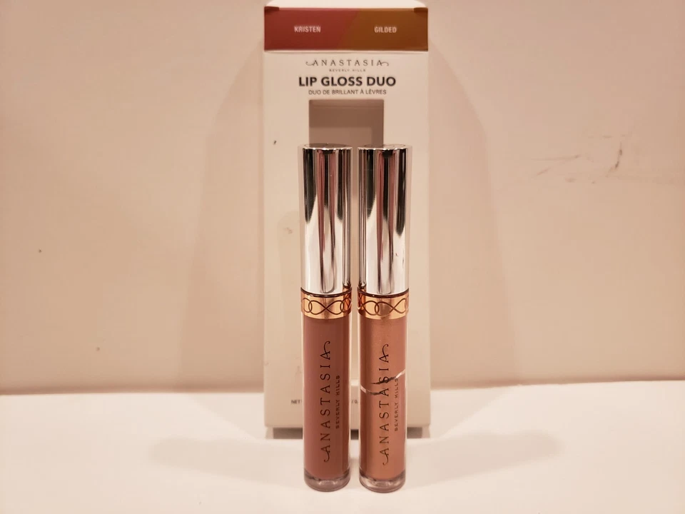 Anastasia Lip Gloss Duo High Shine Kristen & Gilded 0.11 Fl Oz Each - Image 1 of 1