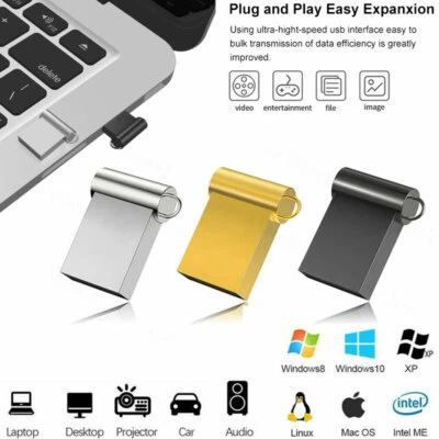 USB Stick 2.0 64GB 32GB 16GB 4GB 2GB Mini USB Flash Drive Pen Drive Memory Stick - Bild 1 von 4