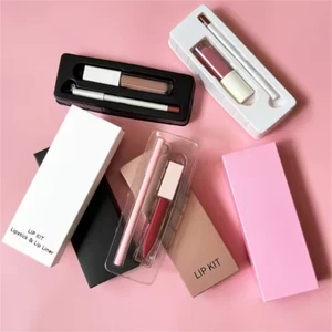 Liquid Matte Vegan Lipstick & Lip Liner Set | Custom Private Label Kit - Picture 1 of 5