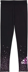adidas Girls Aeroready Performance Long Tights AK4838 - Black/purple Size L (14) - Picture 1 of 5