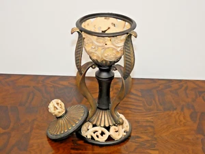 13"x6" Candle Holder - Picture 1 of 4