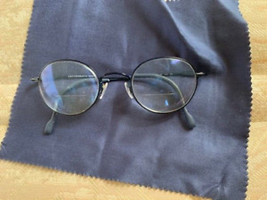 Herrenbrille schwarz Eschenbach Titan Fels 2x getragen